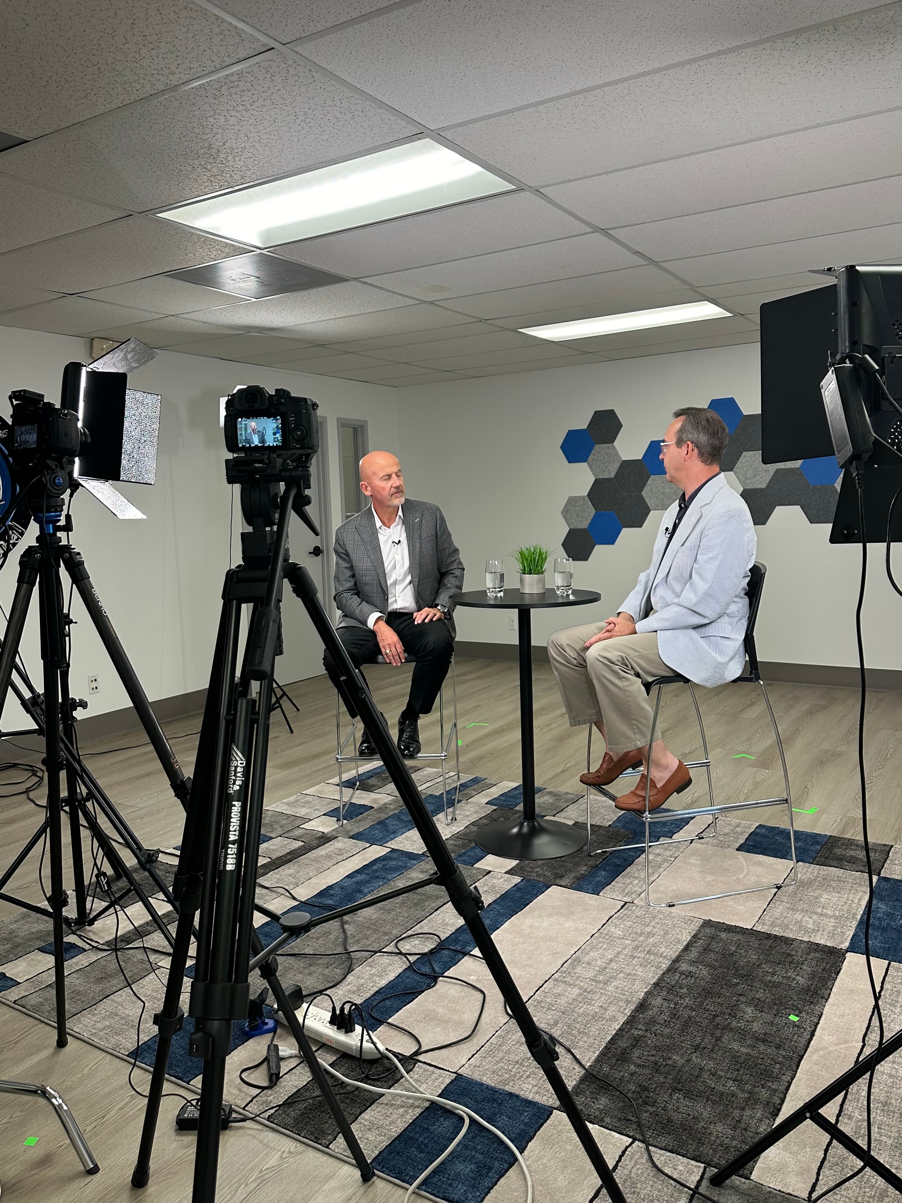 Steve Lowisz in a professional interview discussing leadership methodology