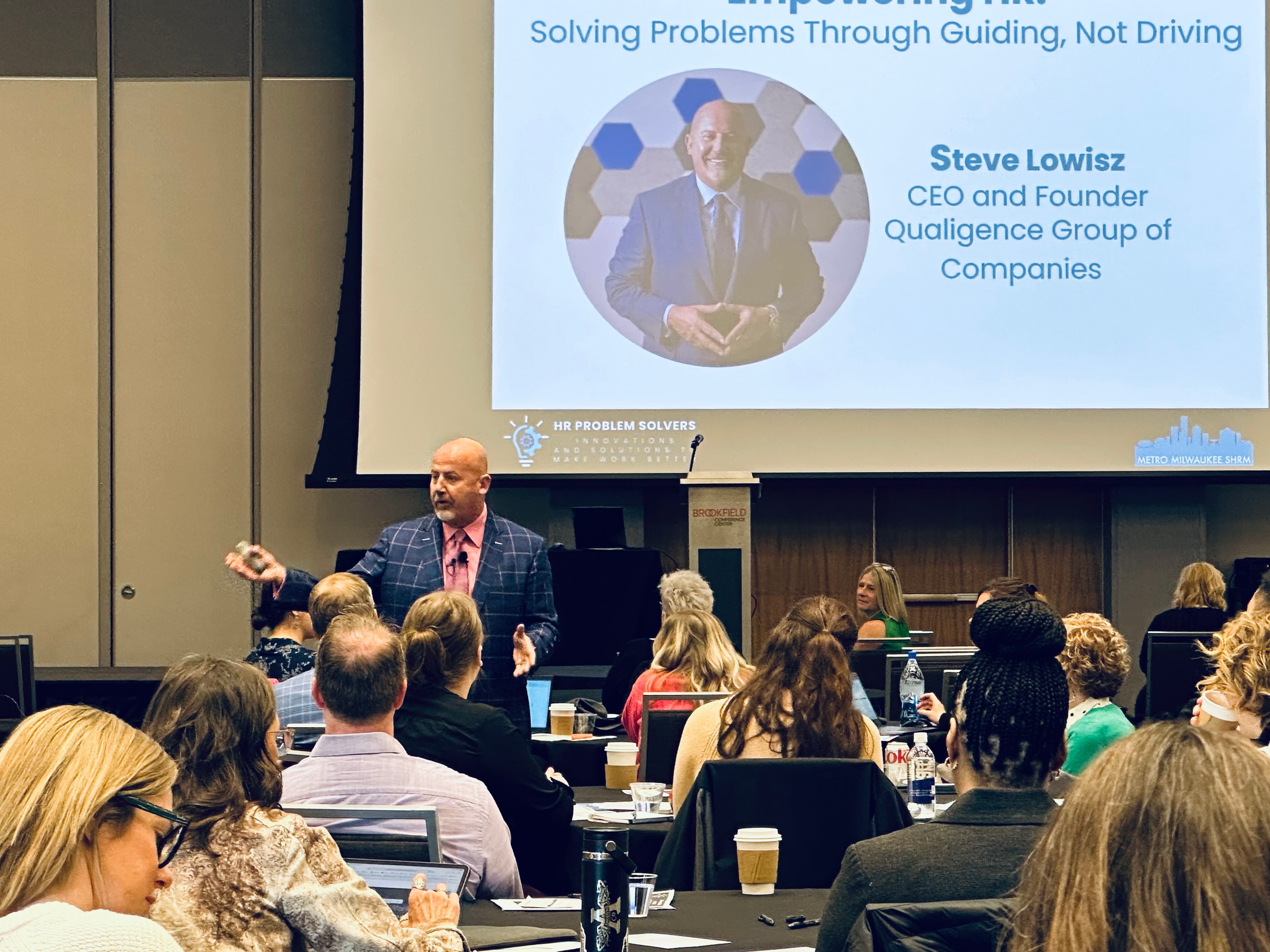 Steve Lowisz presenting GDD methodology to business leaders