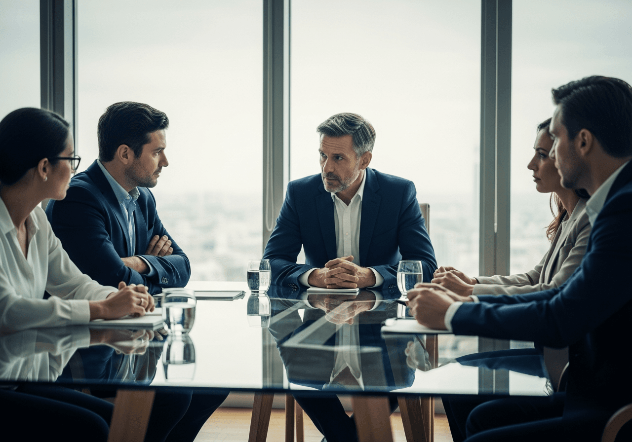 Executive team identifying behavioral drift