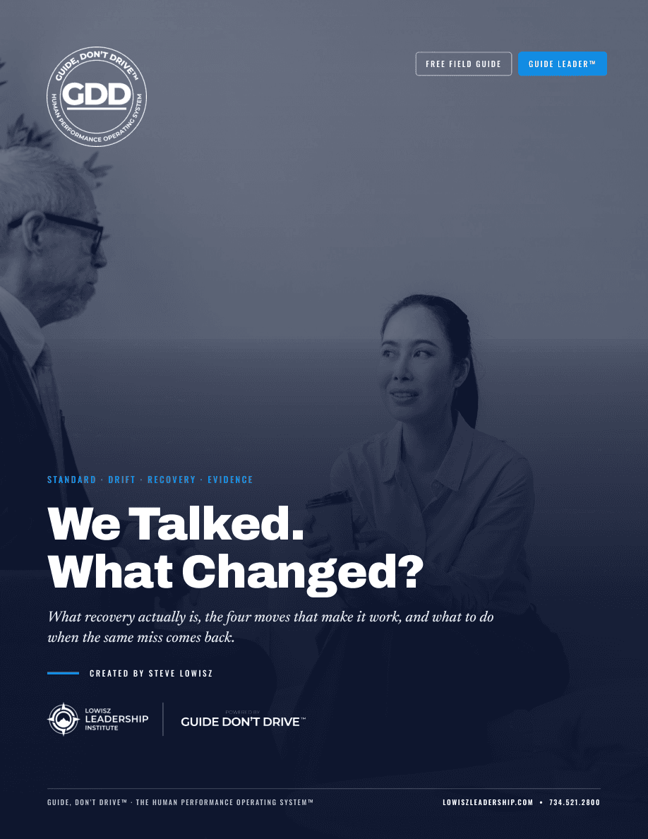 Cover of We Talked. What Changed? by Steve Lowisz